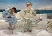 Alma-Tadema, Sir Lawrence Ask Me No More (mk23) Sweden oil painting artist